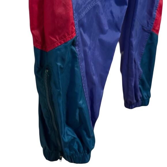 Vintage NIKE Track Pants boys Large 14-16 purple 90s retro training trousers - Picture 3 of 7